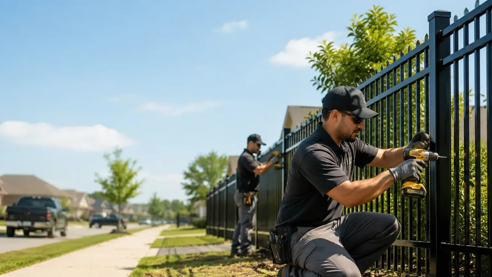 Metal Fence Installation in Thida, AR